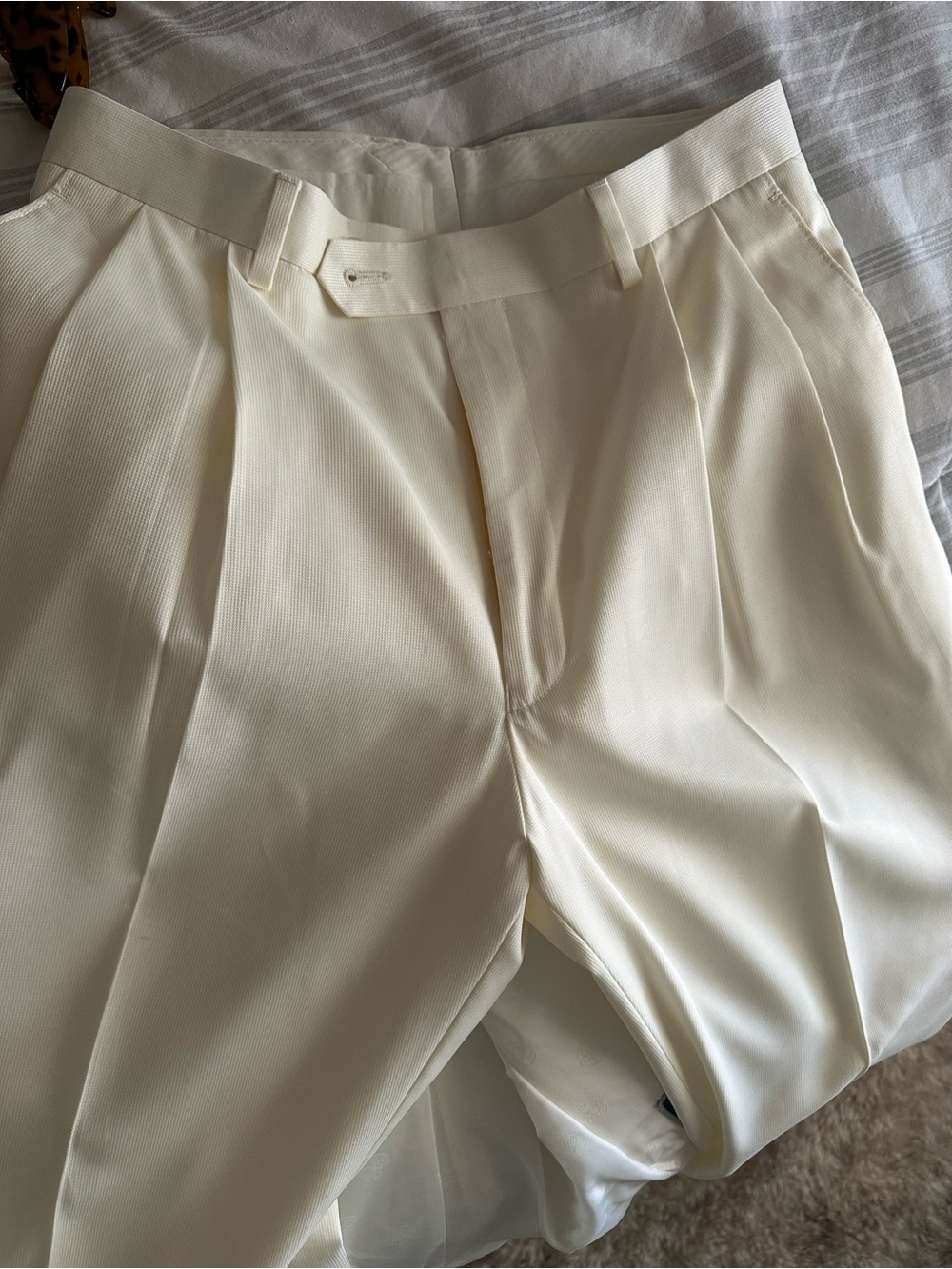 Sean John Suits Classic Cream Men's Blazer - Unbranded View 5